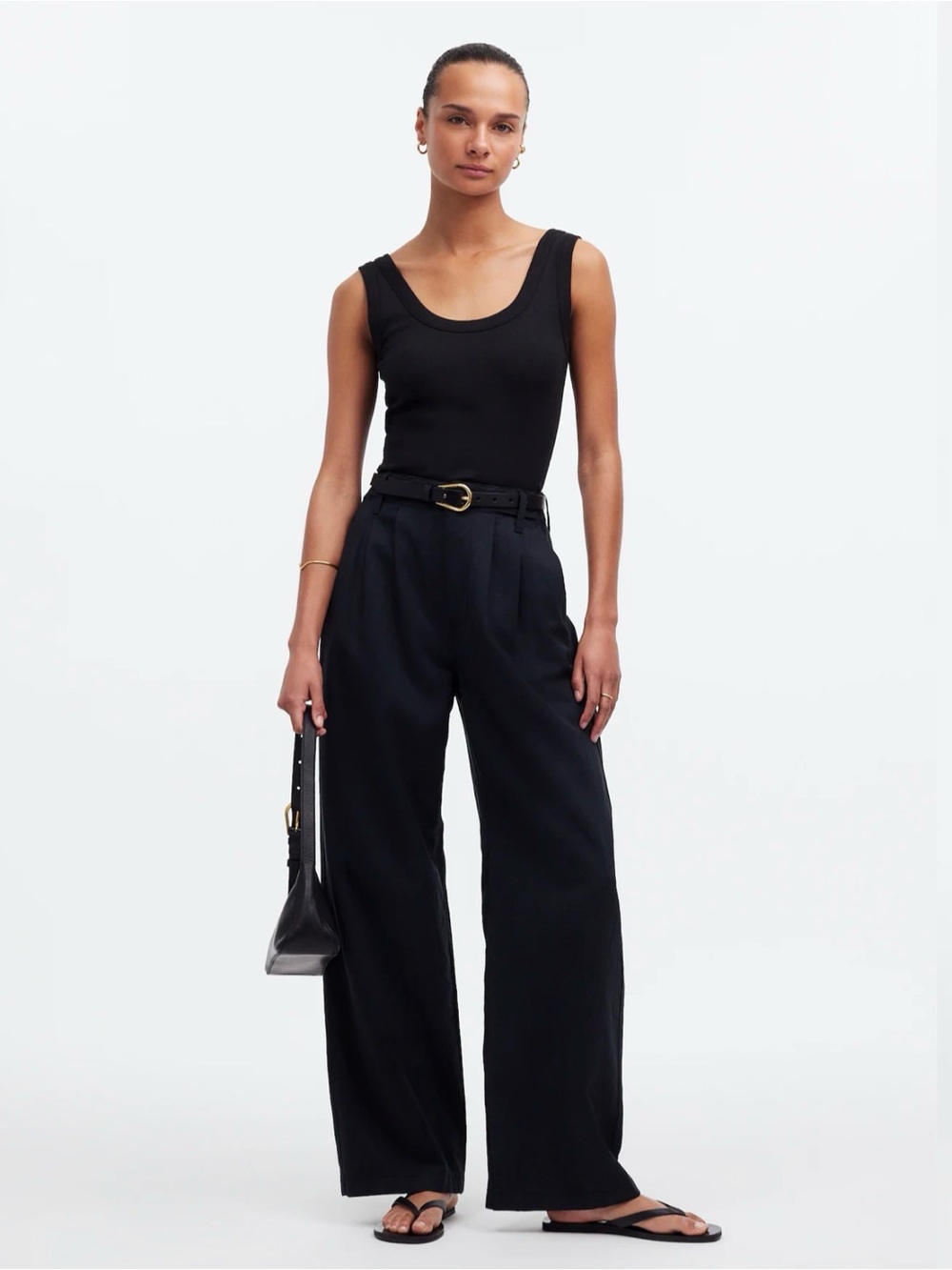 The Petite Harlow Wide-Leg Pant